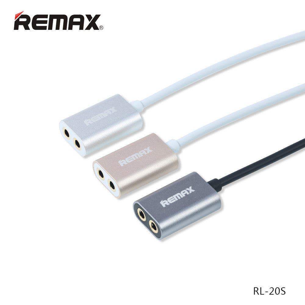 Audio Cable 3.5mm Share Jack RL-20S - REMAX www.iremax.com
