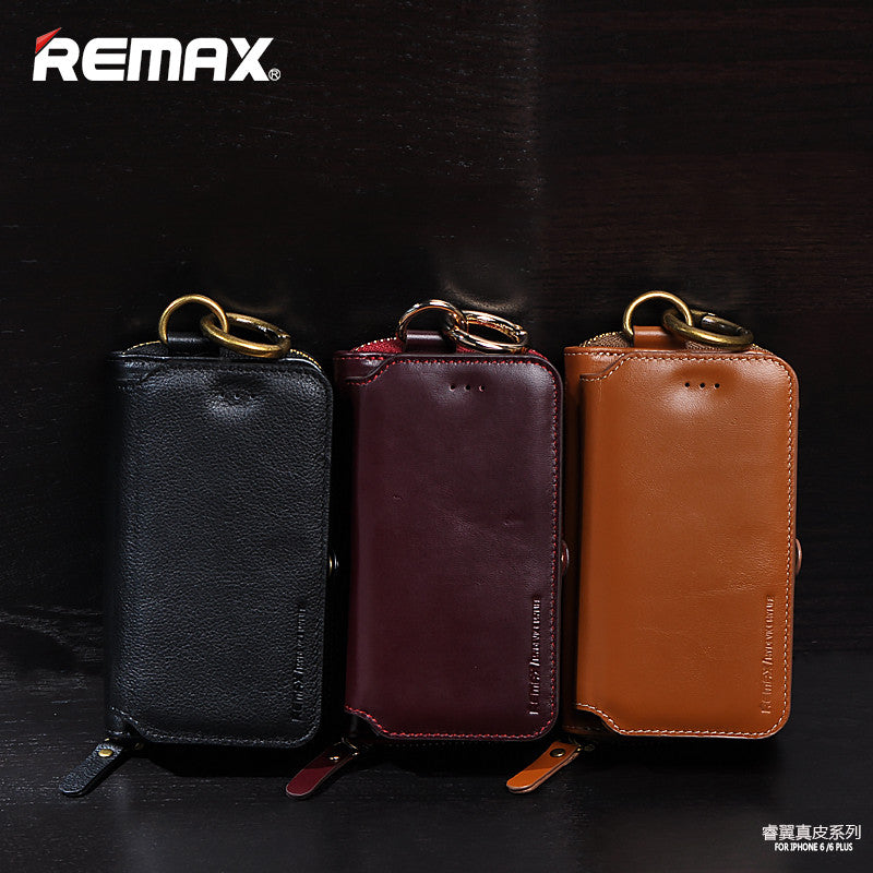 Wallet Case Genuine leather Wing for iPhone 6/6S/Plus - REMAX www.iremax.com
