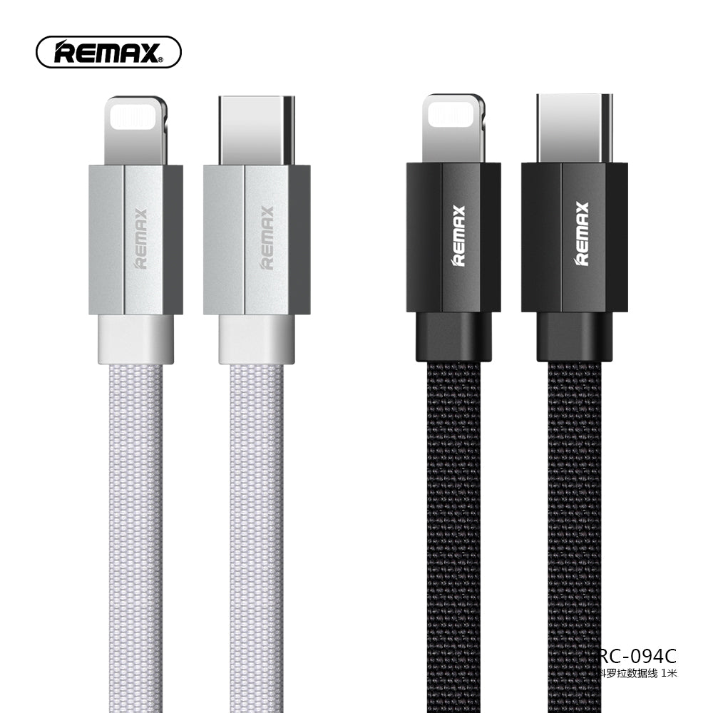 Data and Power Cable for Type C - Kerolla. RC-094i - 1 Meter - REMAX www.iremax.com