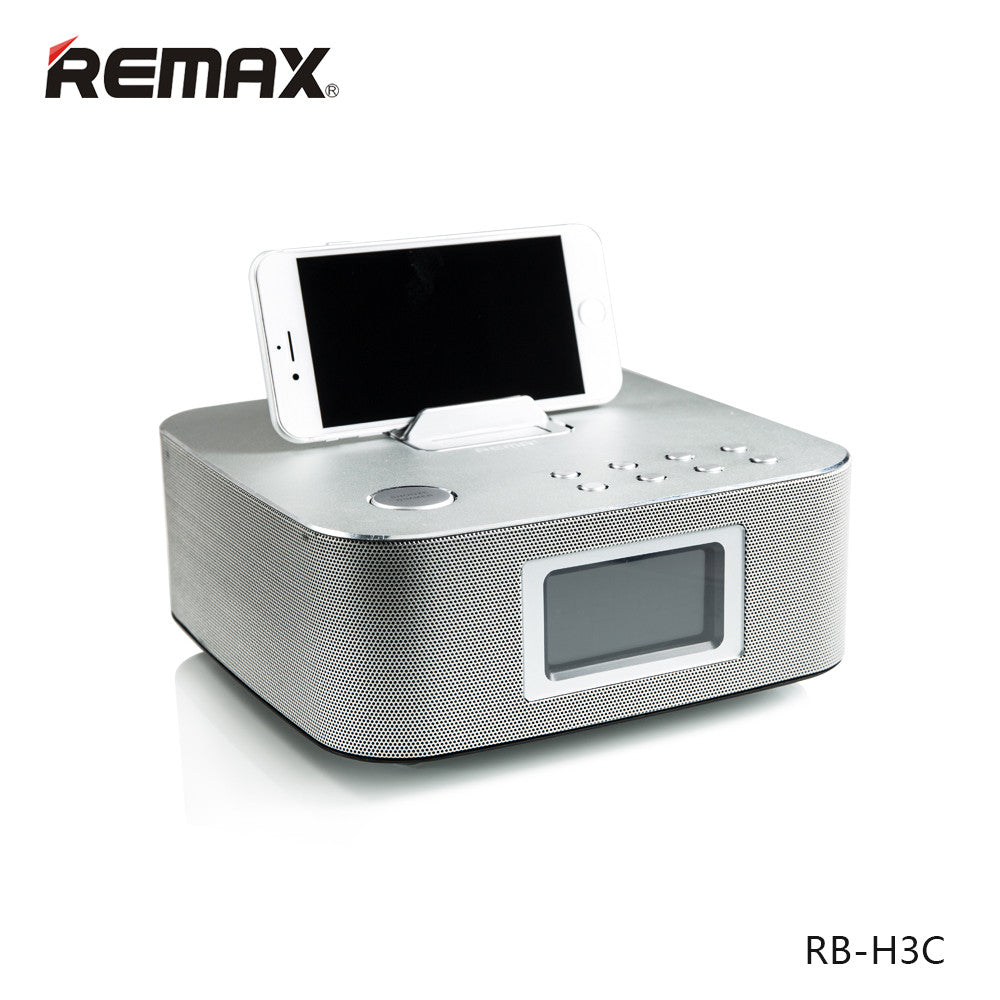 Bluetooth Speaker with Alarm Clock 3 in 1 BT3.0 RB-H3 - REMAX www.iremax.com