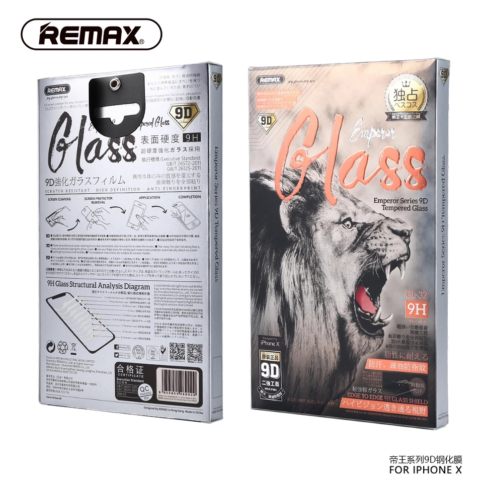 REMAX Privacy Tempered Glass Emperor Series GL- 35 For i phone XS/MAX - REMAX www.iremax.com