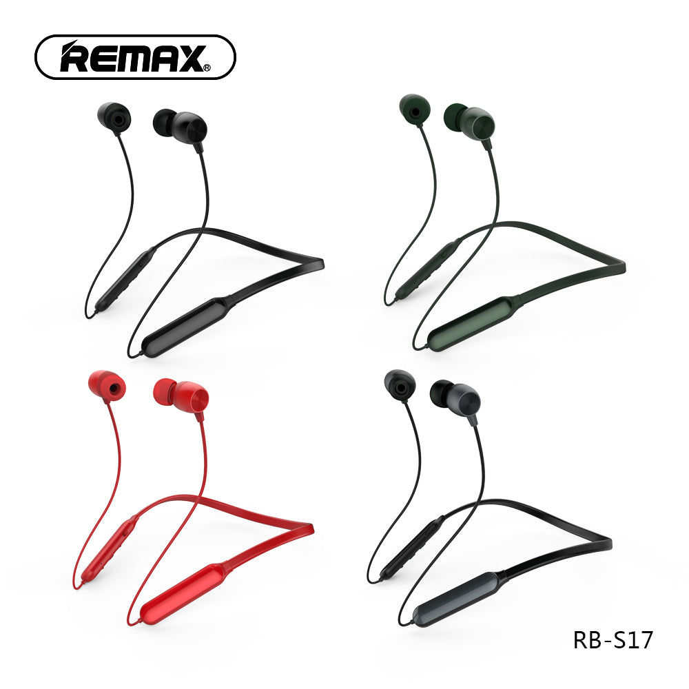 Bluetooth Neckband RB-S17. Sport Headset - REMAX www.iremax.com