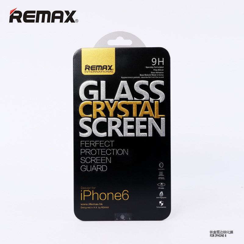Tempered Glass Round Cut For iPhone 6/6S/Plus - REMAX www.iremax.com