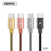 Metal Data & Power Cable Type C - Serpent RC-080a - 1 Meter (3.2ft) - REMAX www.iremax.com 