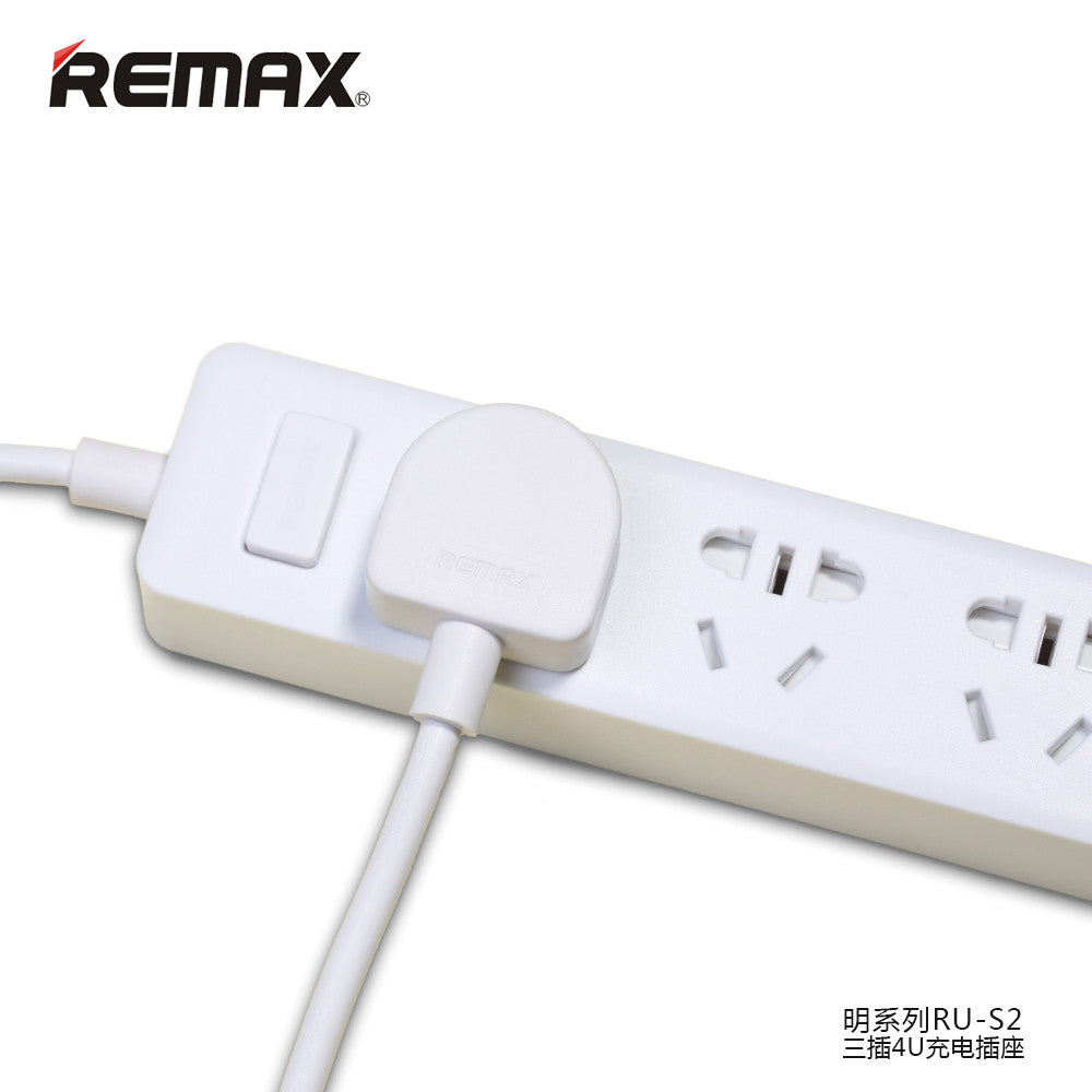 REMAX RU-S2 Regleta Enchufe Múltiples para Electricidad y USB, Ladrón –  HOME UNIVERSAL