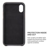 PU LEATHER DUAL STRUCTURE PHONE CASE FOR XS MAX - REMAX www.iremax.com 