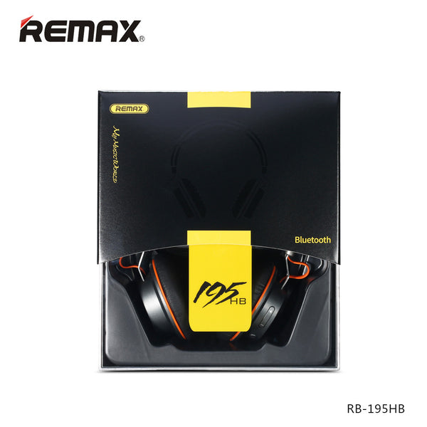 REMAX Official Store -Bluetooth Headphone with Microphone RB-195HB