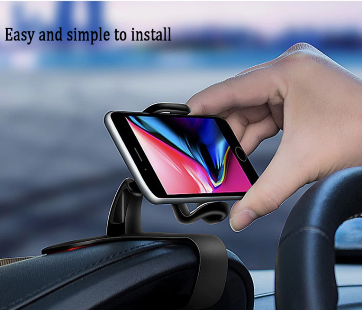 Universal Car Holder Clip - Black - REMAX www.iremax.com 