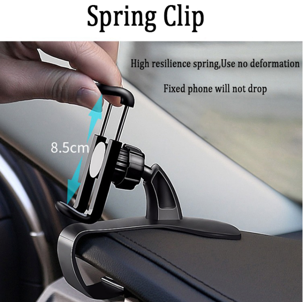 Universal Car Holder Clip - Black - REMAX www.iremax.com 
