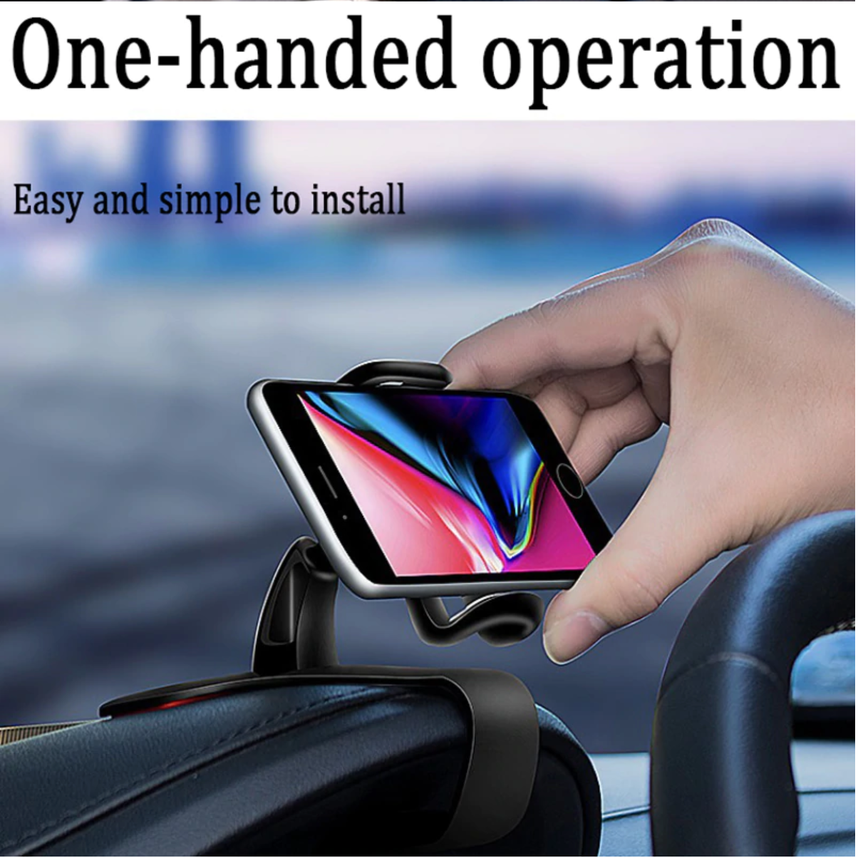 Universal Car Holder Clip - Black - REMAX www.iremax.com 