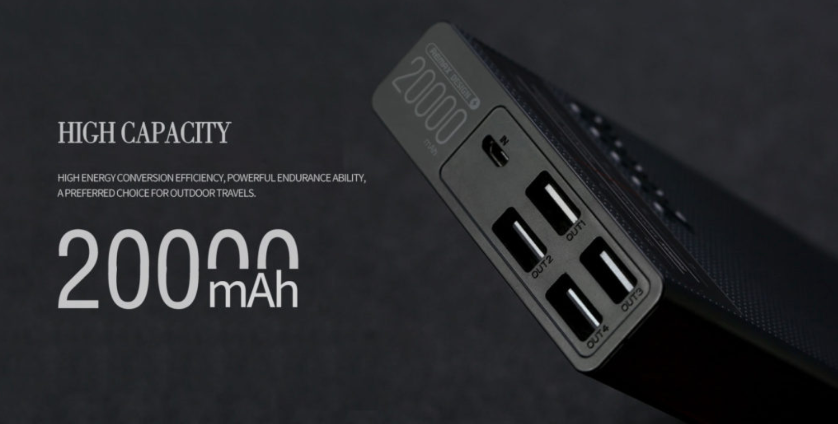 Remax Radio Series Power Bank 20.000 mAh - RPP-102 - REMAX www.iremax.com 